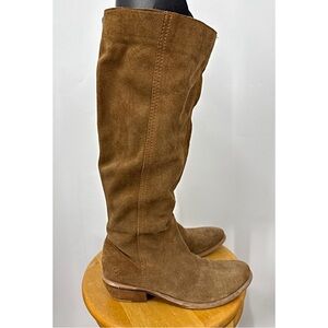 Bronx women's suede knee-high tan color boots 40/9-9.5